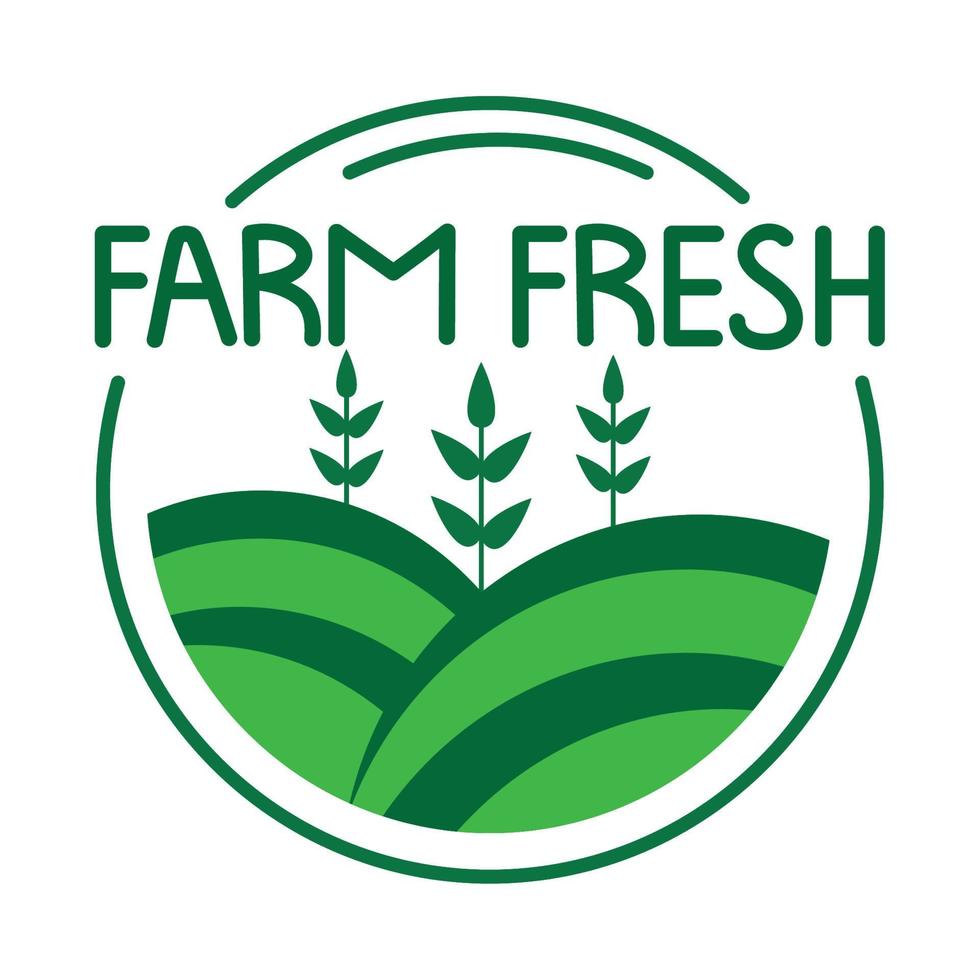 farm fresh seal vector