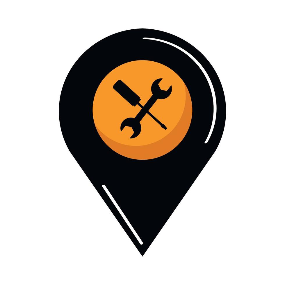 repair service pin location vector