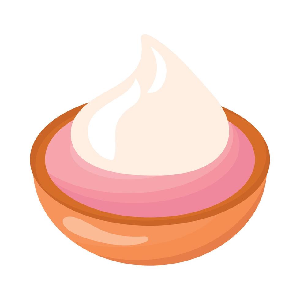 delicious cookie sweet dessert vector