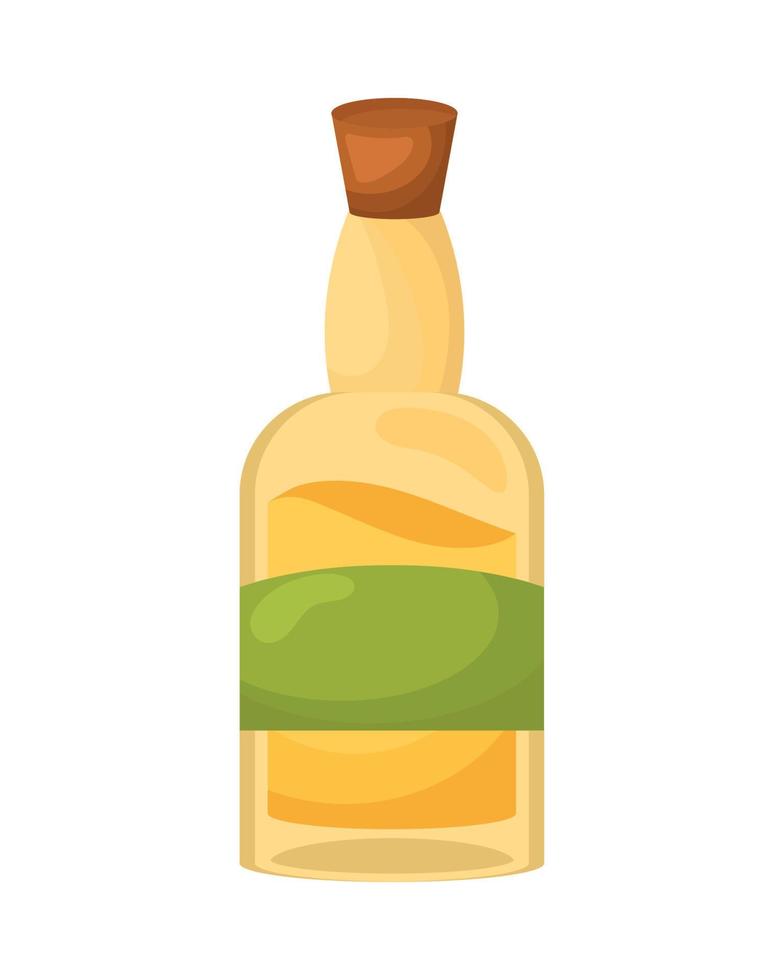 tequila bottle alcohol vector