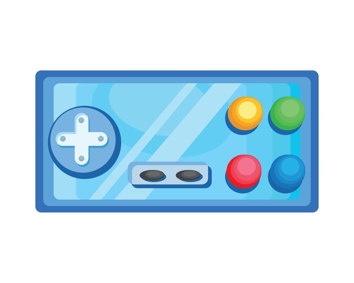 blue video game control vector