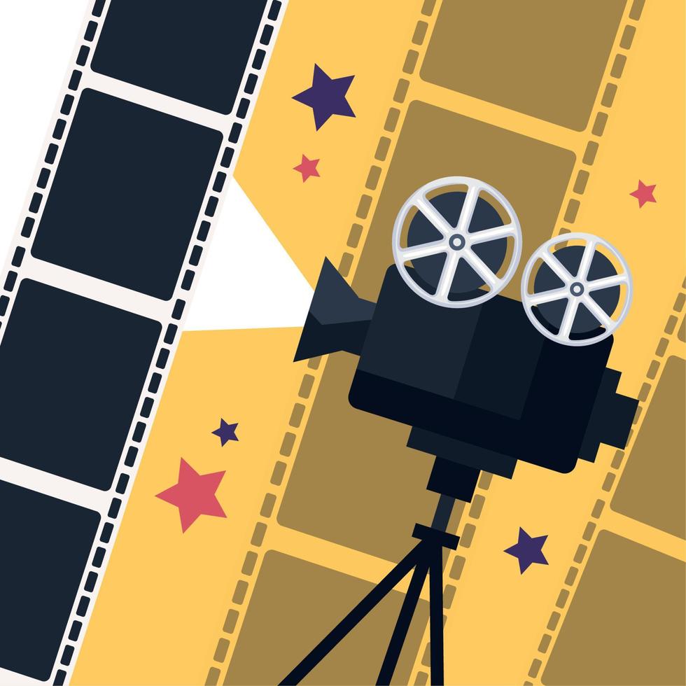 video camera cinema vector