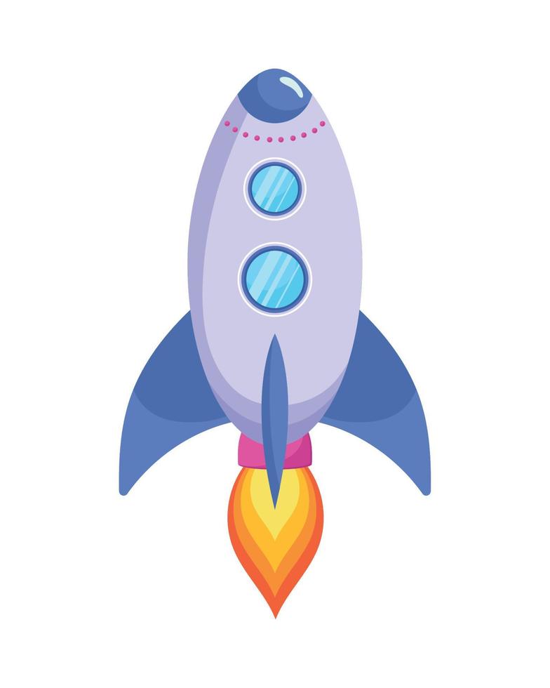 rocket launcher startup vector