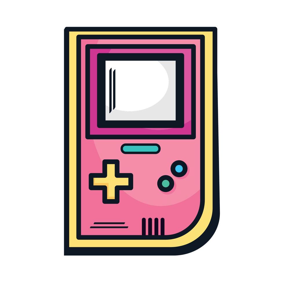 videogame nineties patch vector