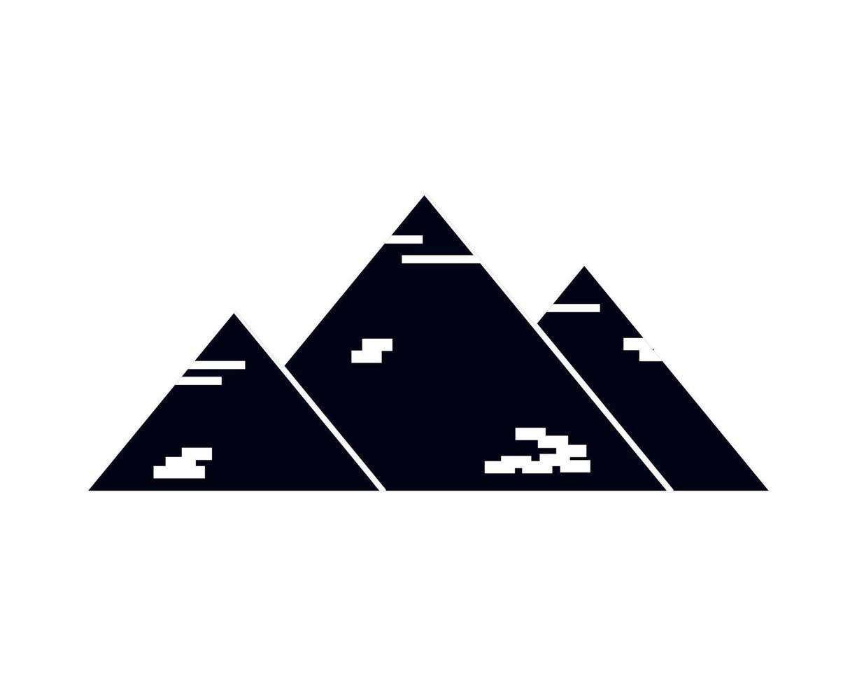 egyptian culture pyramids vector
