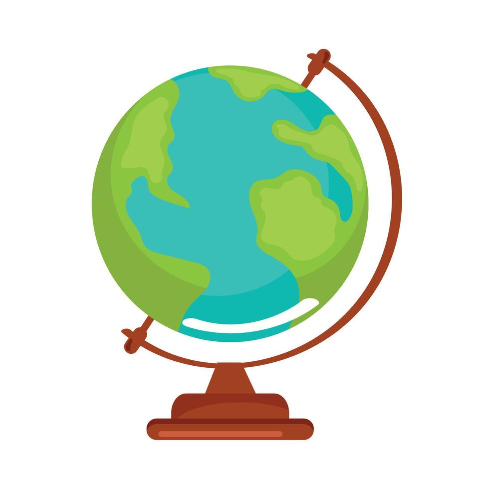 world planet earth map vector