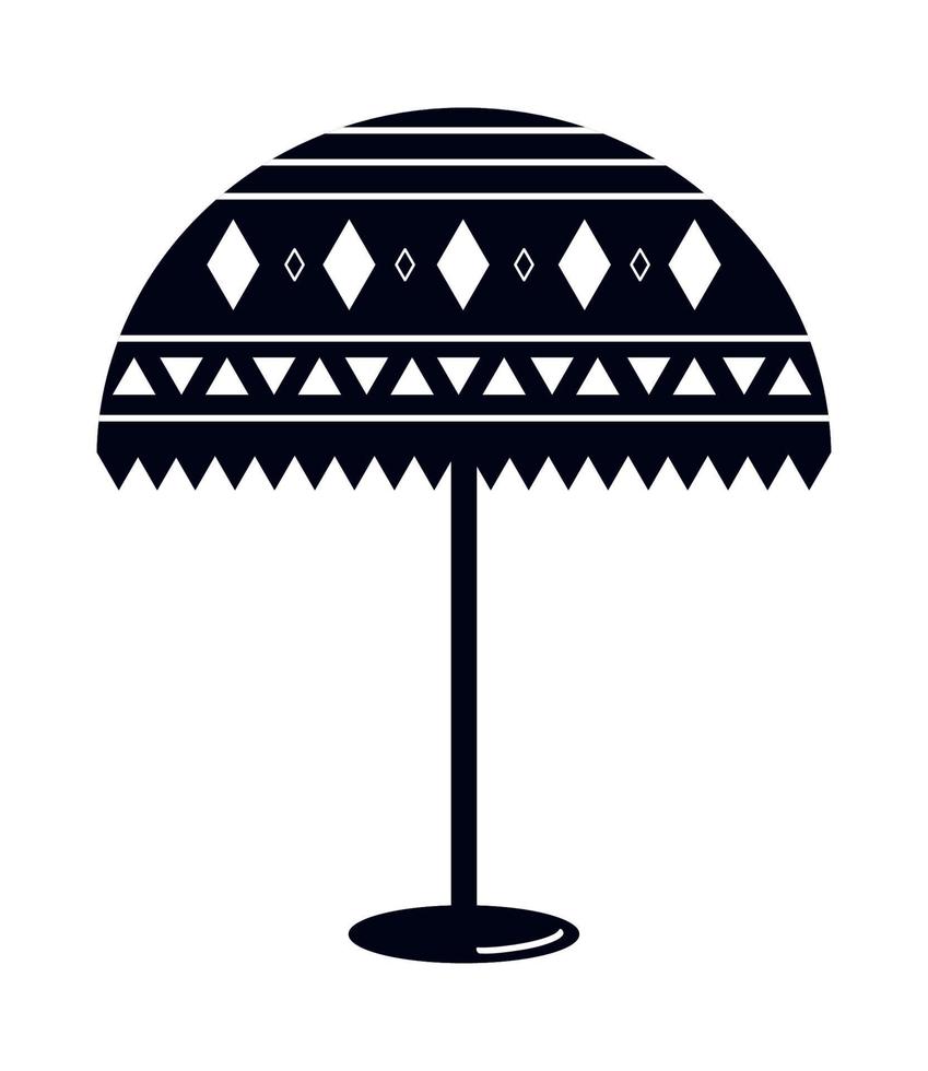 egyptian culture umbrella vector