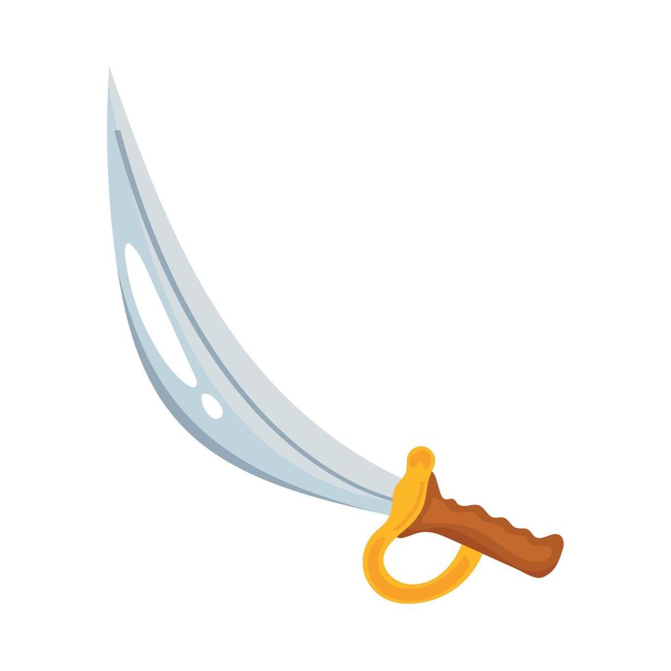 pirate sword weapon vector