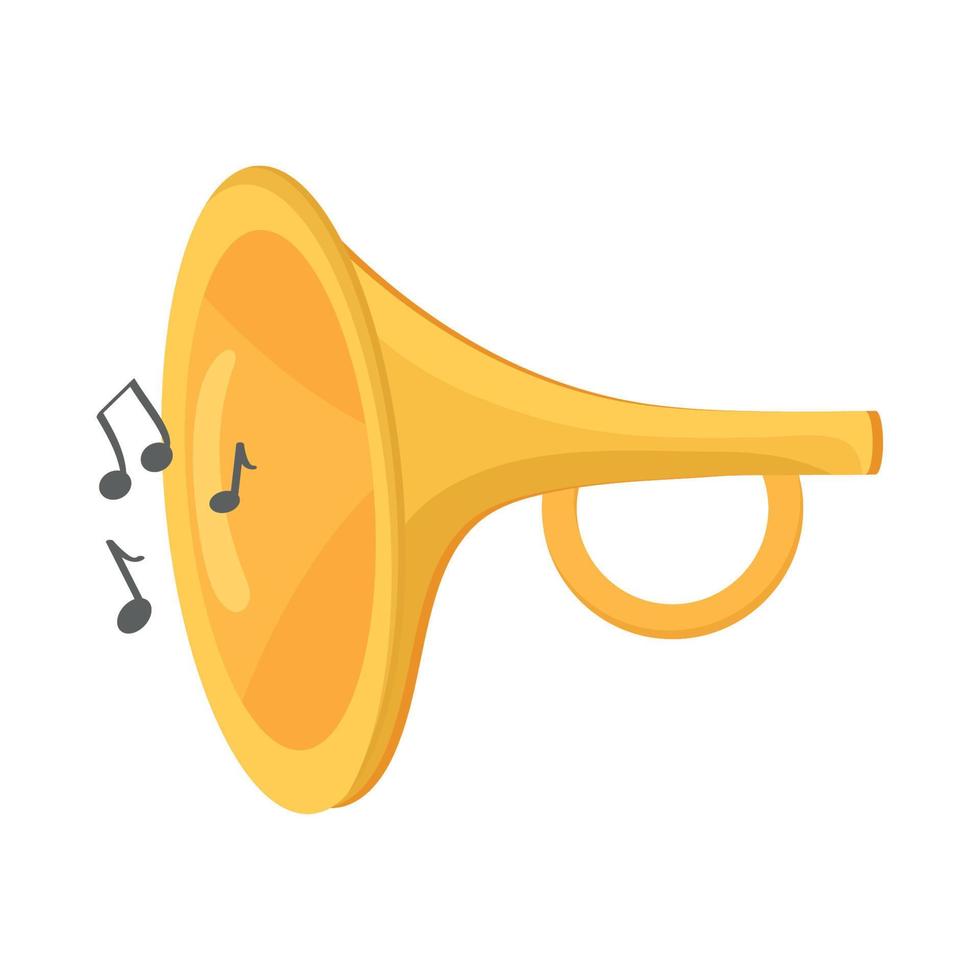 trumpet musical instrument vector