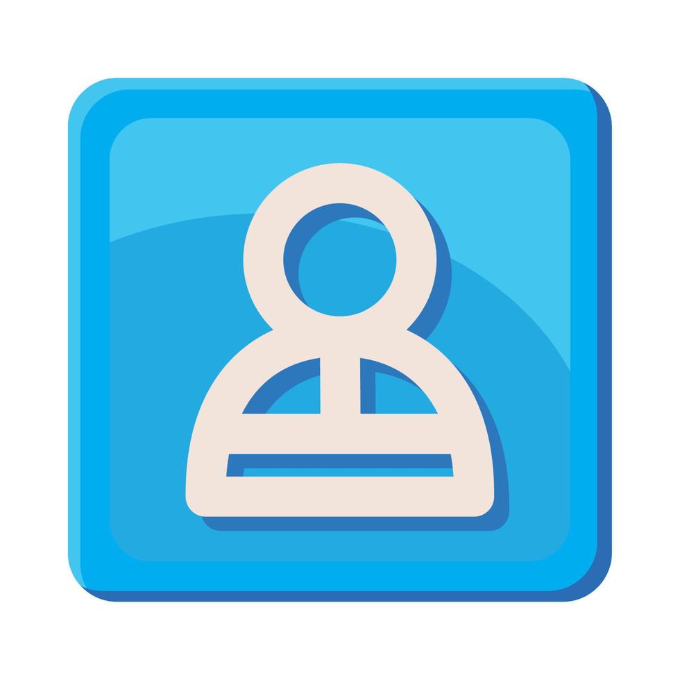 contacts app button service vector