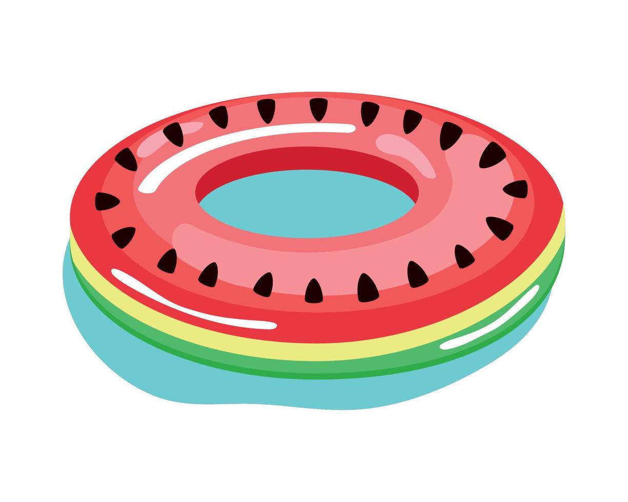 fruit float pool vector