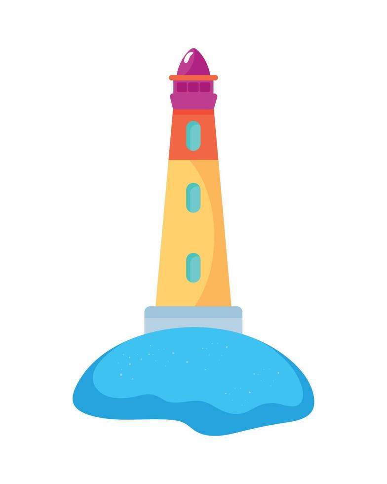 light nautical construction vector