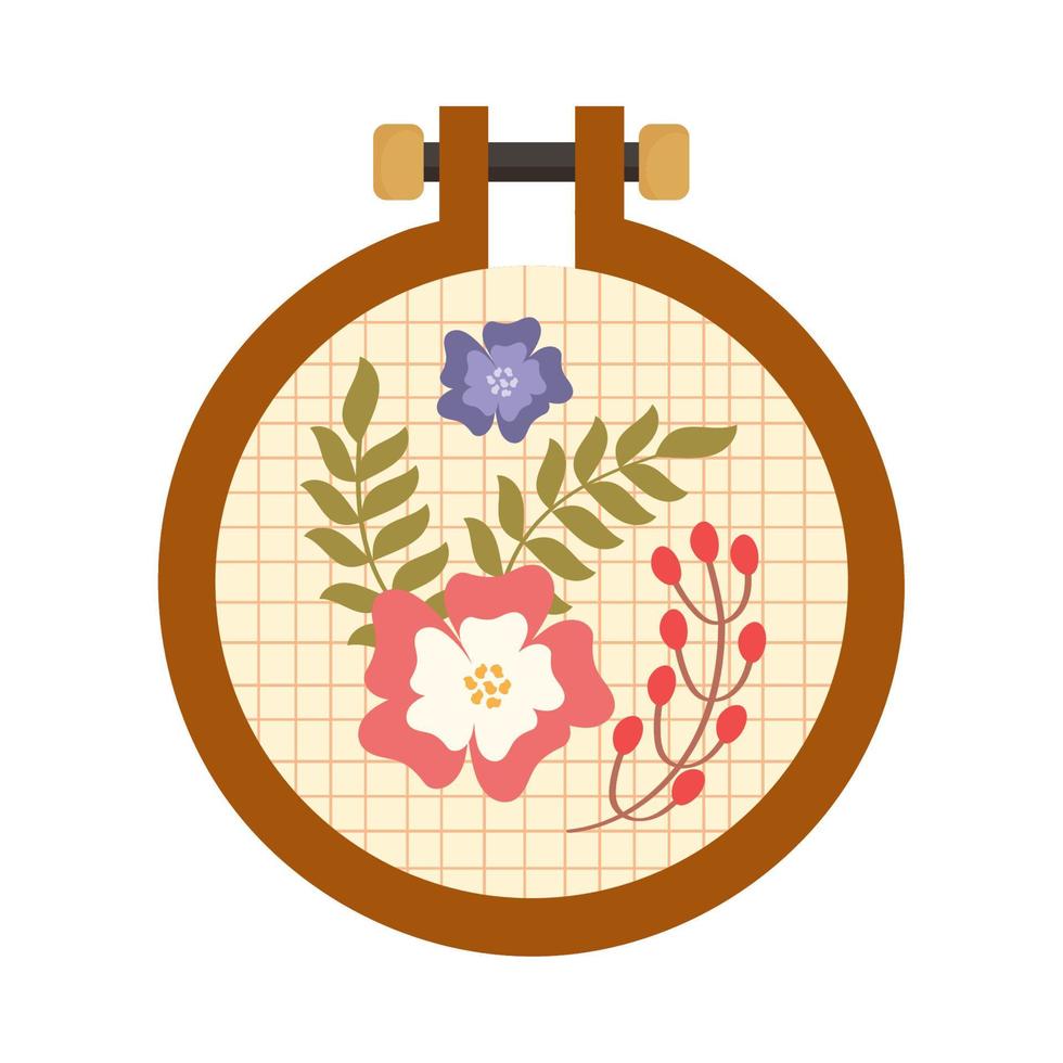 embroidery drum tool vector