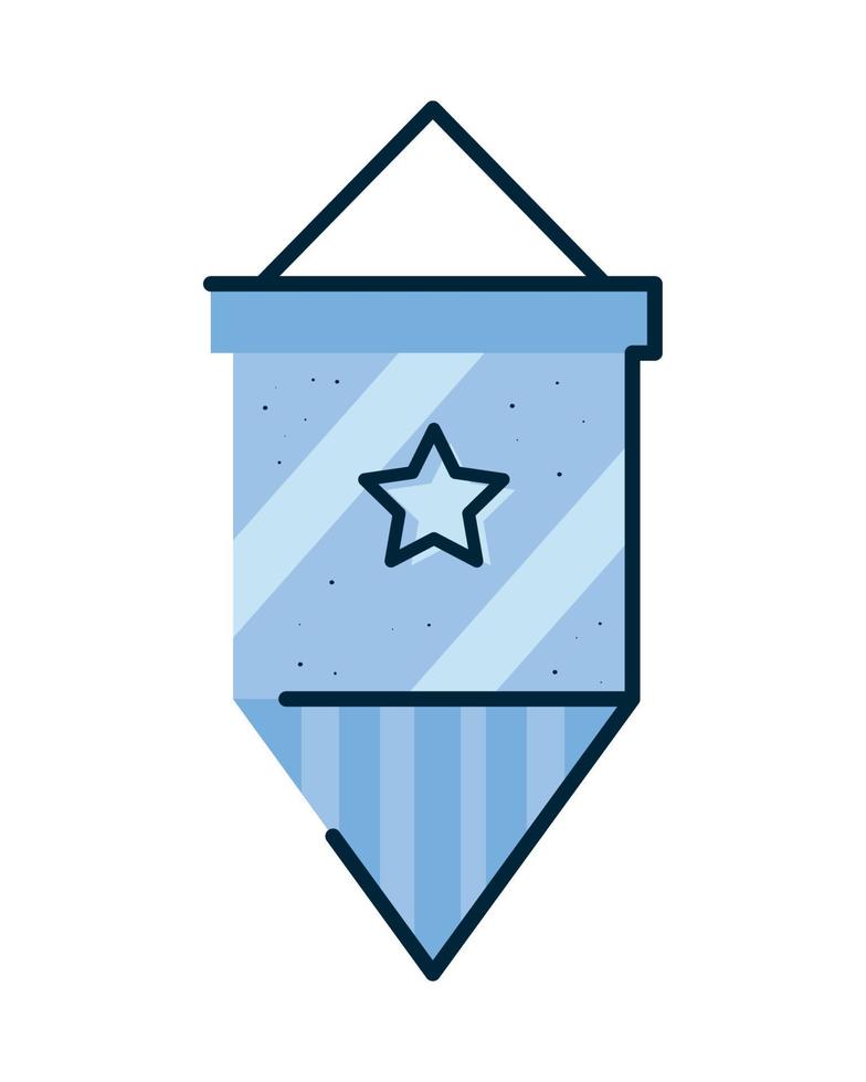 team sport flag emblem vector