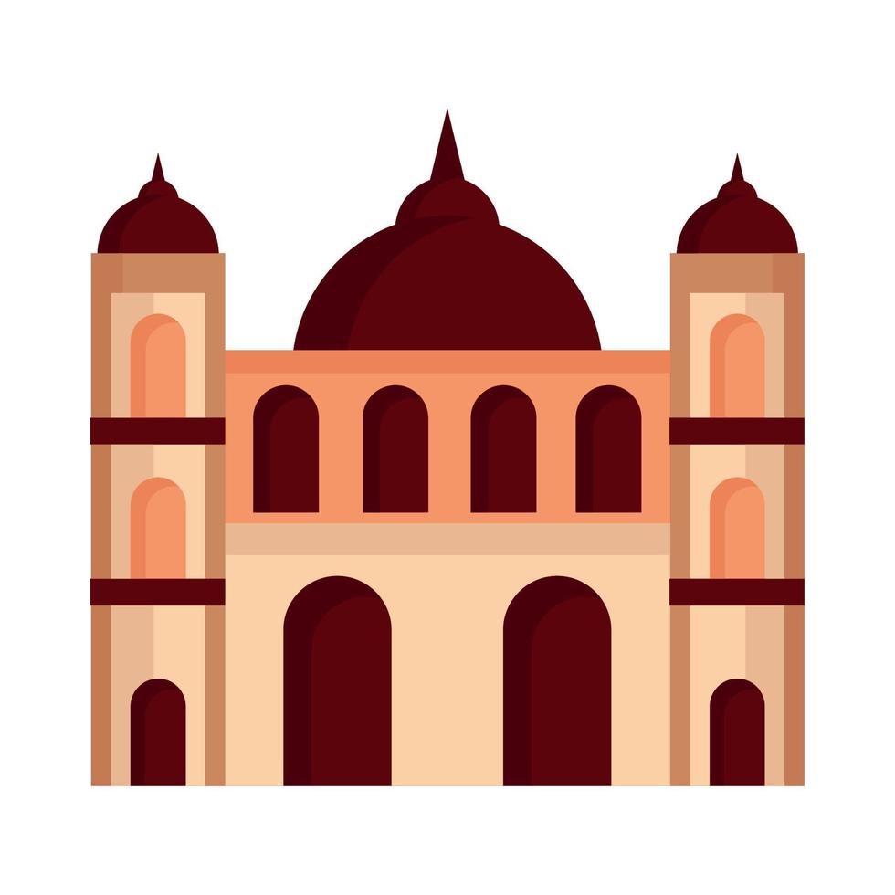 candelaria church brazilian landmark vector