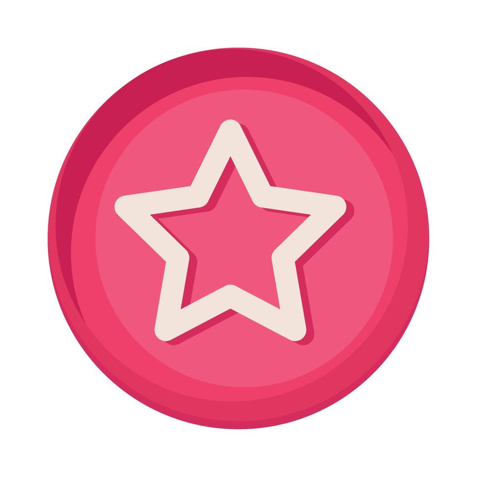 star in app button vector