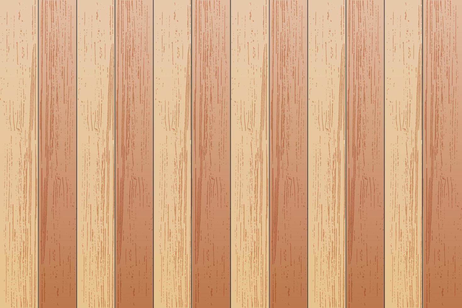 Natural Wooden Background. Old brown wooden planks texture. vector