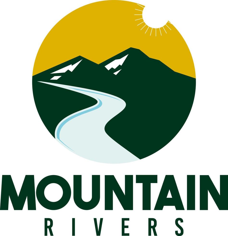 vector mountain logo illustration,mountain view