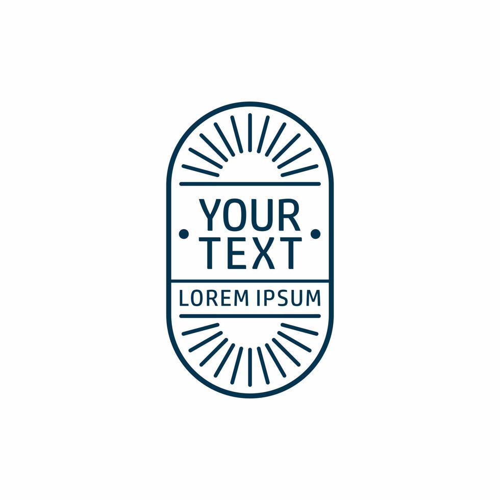 simple logo design concept vector