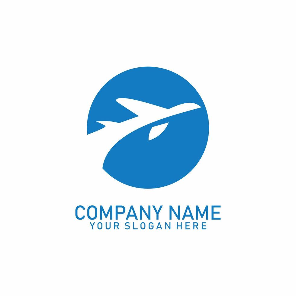 airplane illustration with scenery, suitable for travel logos, hotels, planes vector
