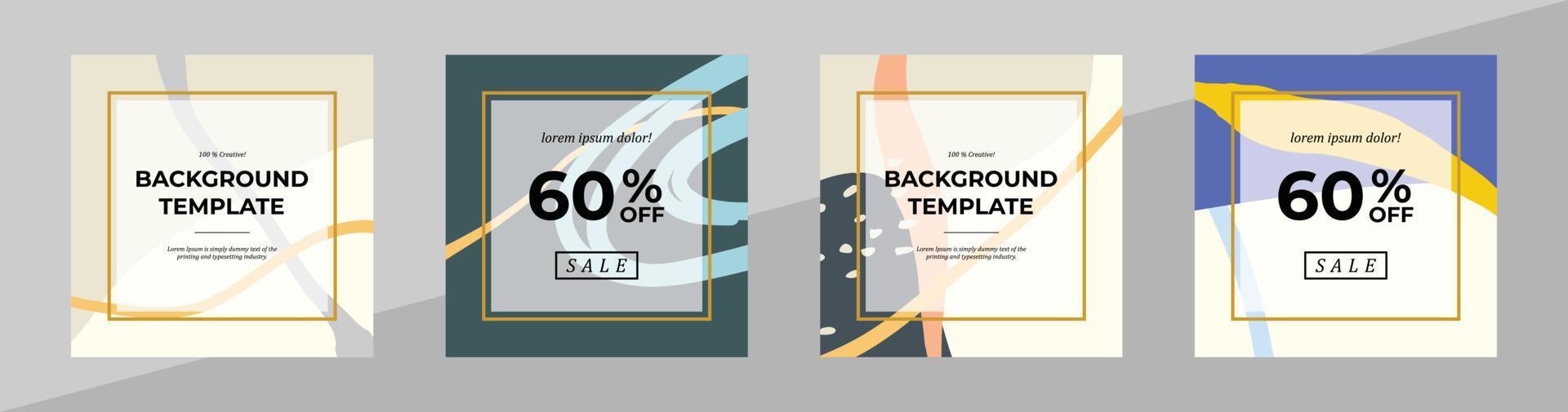 Vector modern floral banner design for social media cover, flyer, invitation card, website design, book cover, poster