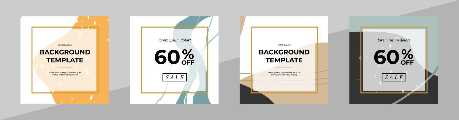 Vector modern floral banner design for social media cover, flyer, invitation card, website design, book cover, poster