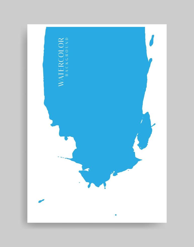 Blue background. Abstract illustration minimalist style for poster, book cover, flyer, brochure, logo. vector