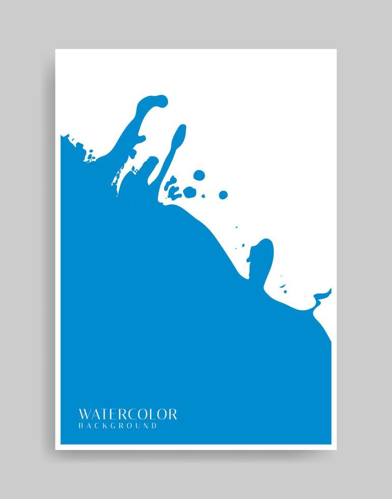 Blue background. Abstract illustration minimalist style for poster, book cover, flyer, brochure, logo. vector