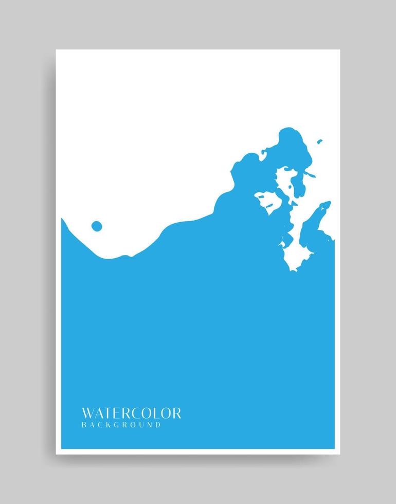 fondo azul. estilo minimalista de ilustración abstracta para póster, portada de libro, volante, folleto, logotipo. vector