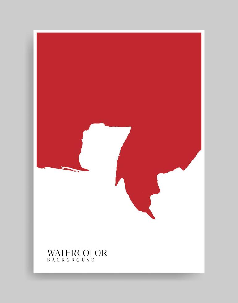 fondo rojo estilo minimalista de ilustración abstracta para póster, portada de libro, volante, folleto, logotipo. vector