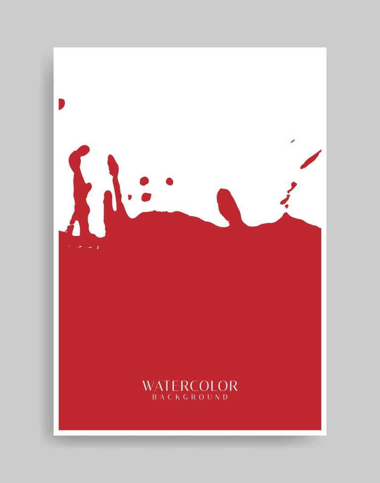 fondo rojo estilo minimalista de ilustración abstracta para póster, portada de libro, volante, folleto, logotipo. vector