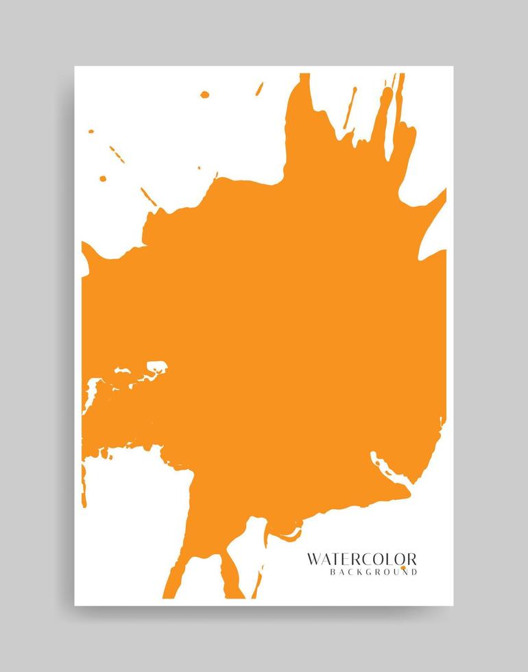 fondo naranja estilo minimalista de ilustración abstracta para póster, portada de libro, volante, folleto, logotipo. vector