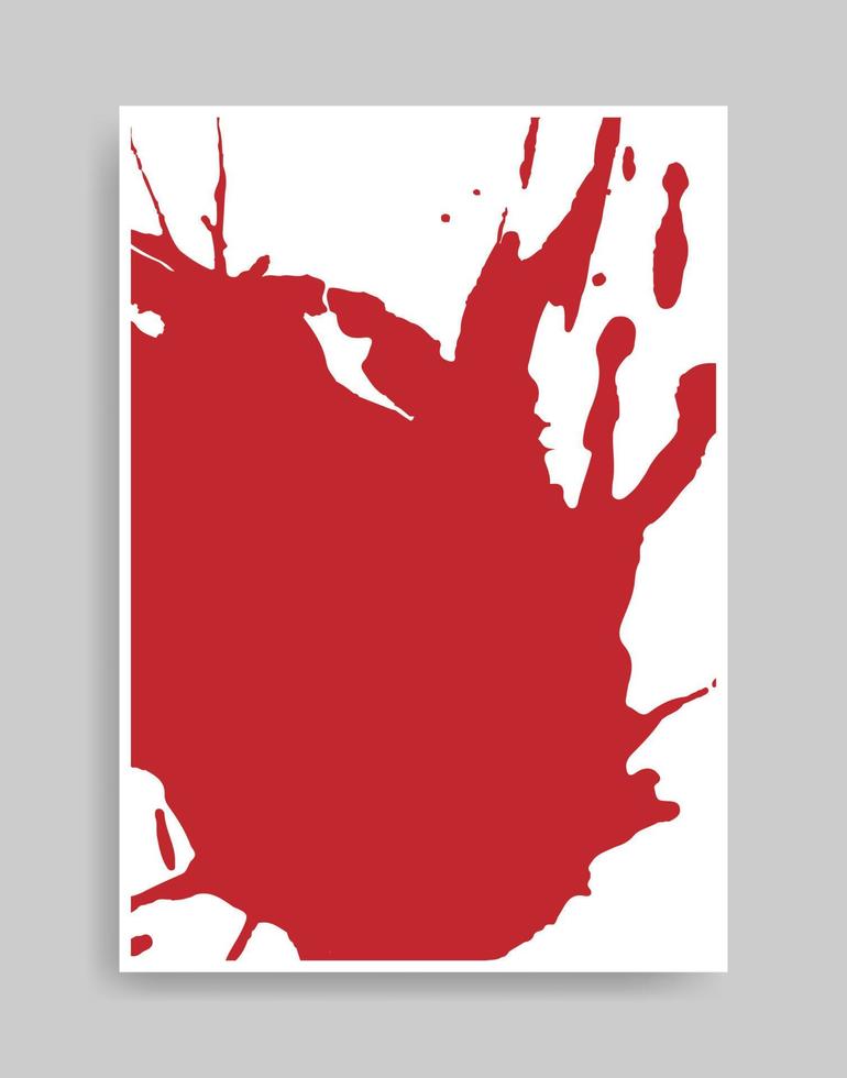 fondo rojo estilo minimalista de ilustración abstracta para póster, portada de libro, volante, folleto, logotipo. vector