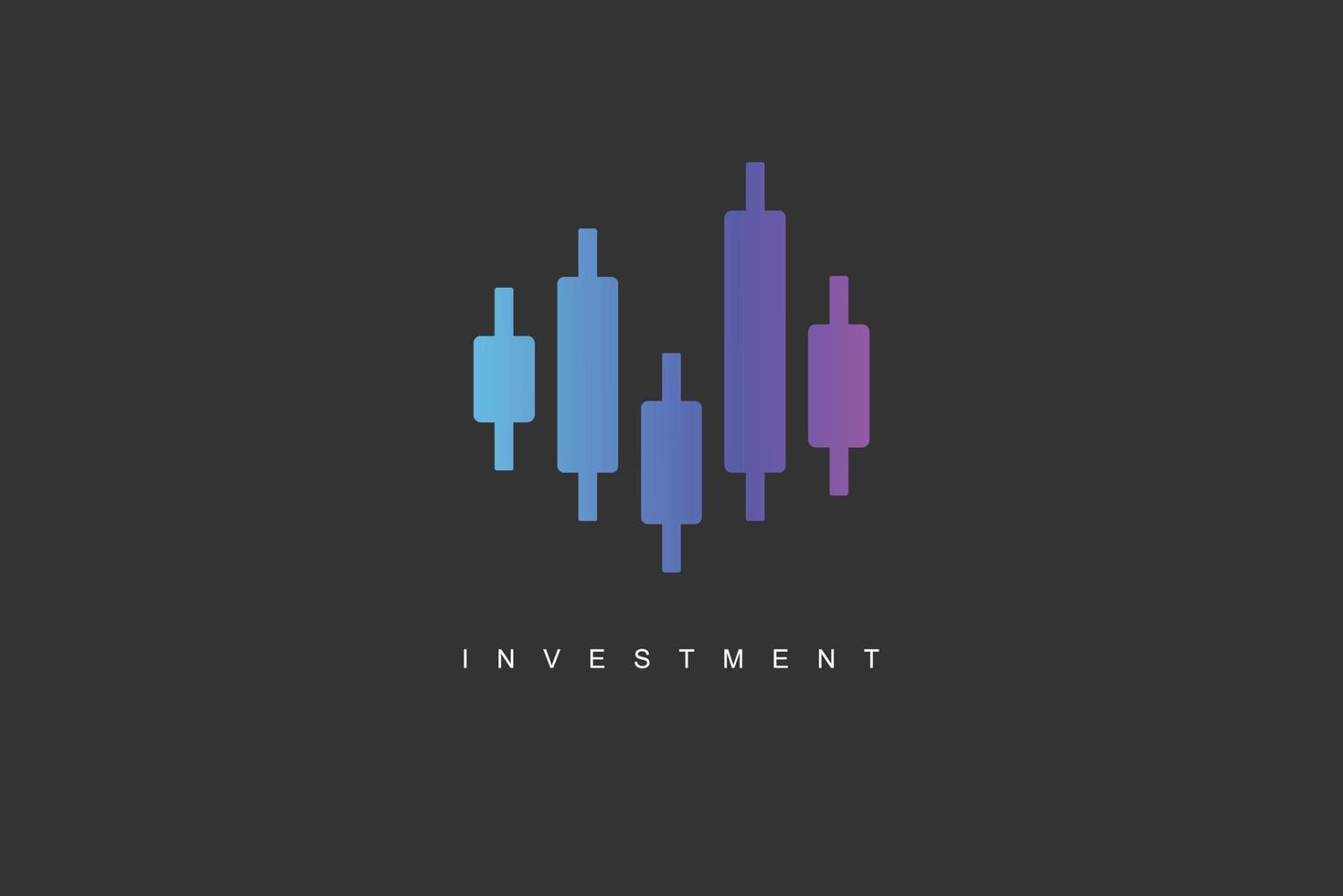 Light and dark background, candle stick graph chart of stock market investment illustration vector for page, logo, card, banner, web and printing.