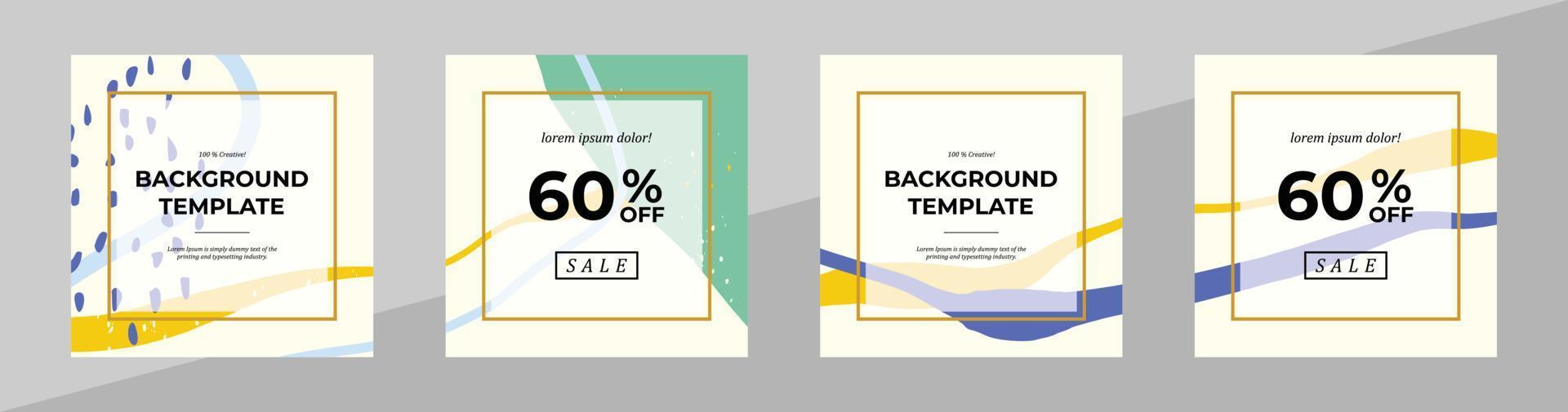Vector modern floral banner design for social media cover, flyer, invitation card, website design, book cover, poster
