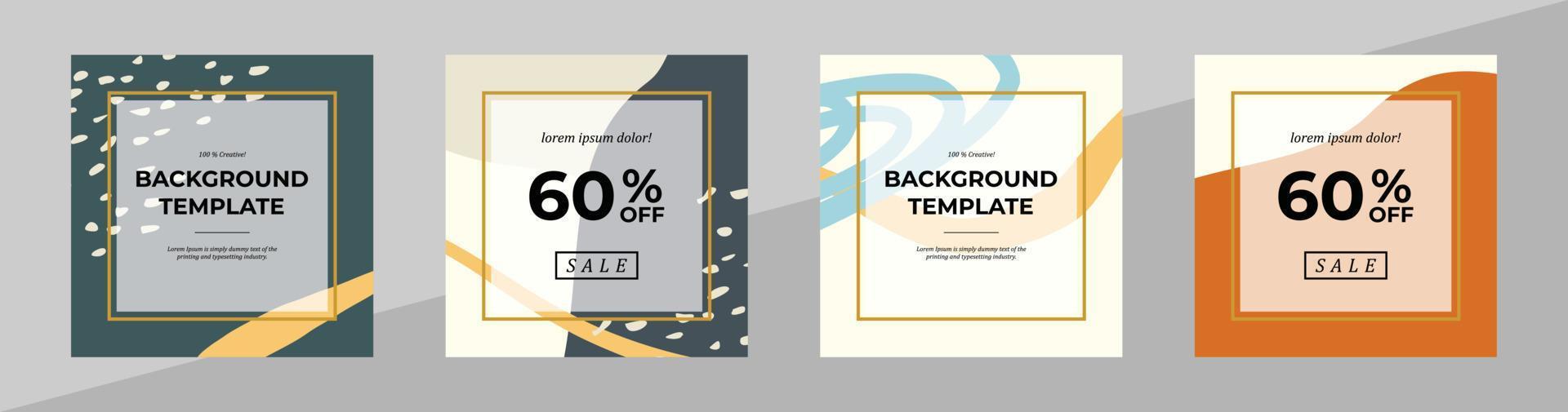 Vector modern floral banner design for social media cover, flyer, invitation card, website design, book cover, poster