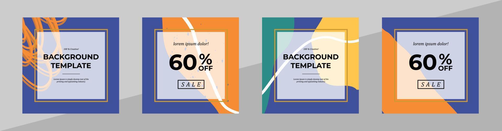 Vector modern floral banner design for social media cover, flyer, invitation card, website design, book cover, poster