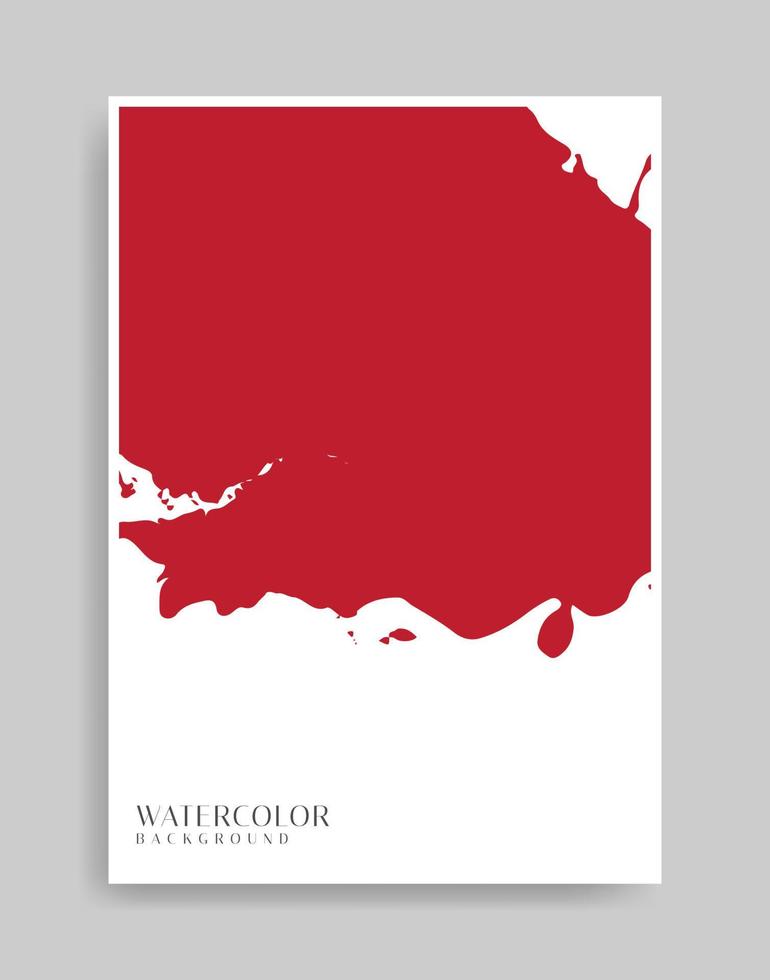 fondo rojo estilo minimalista de ilustración abstracta para póster, portada de libro, volante, folleto, logotipo. vector