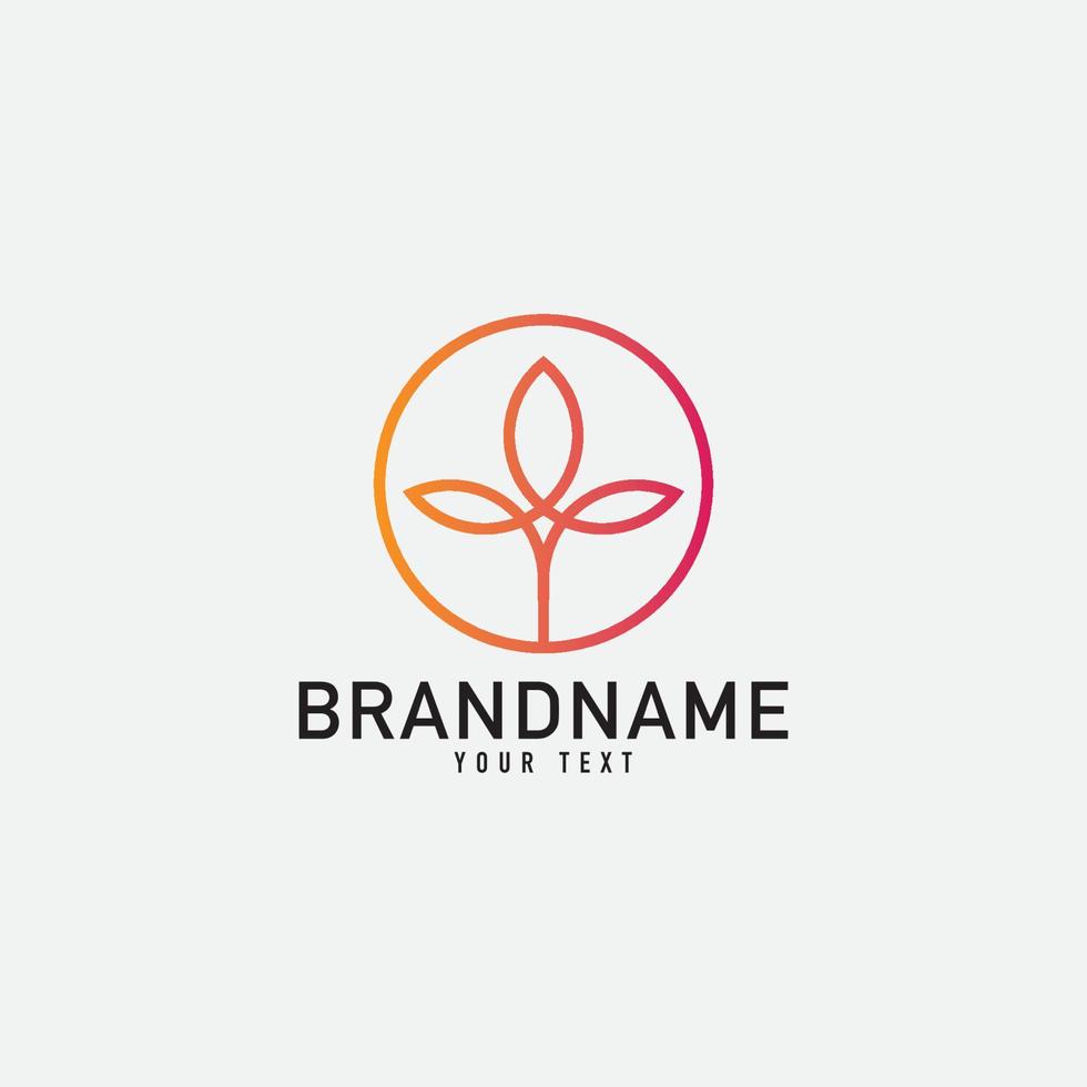 Creative minimal monochrome monogram symbol. Premium business logo for corporate identity. Minimalist logo design and simple element. vector