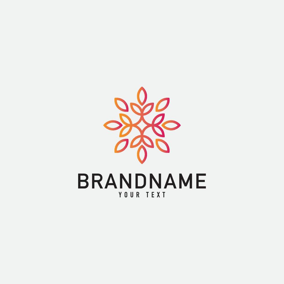 Creative minimal monochrome monogram symbol. Premium business logo for corporate identity. Minimalist logo design and simple element. vector