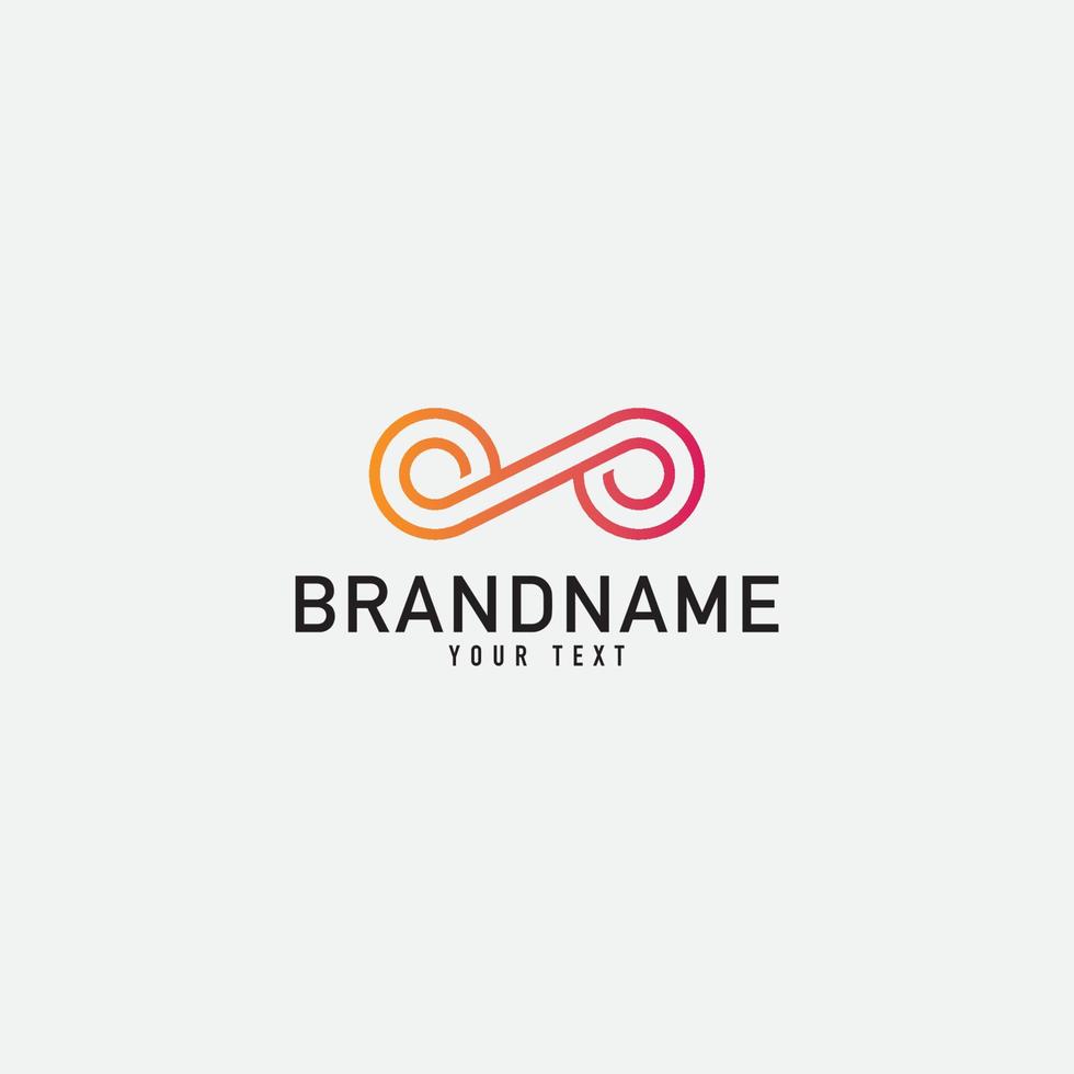 Creative minimal monochrome monogram symbol. Premium business logo for corporate identity. Minimalist logo design and simple element. vector