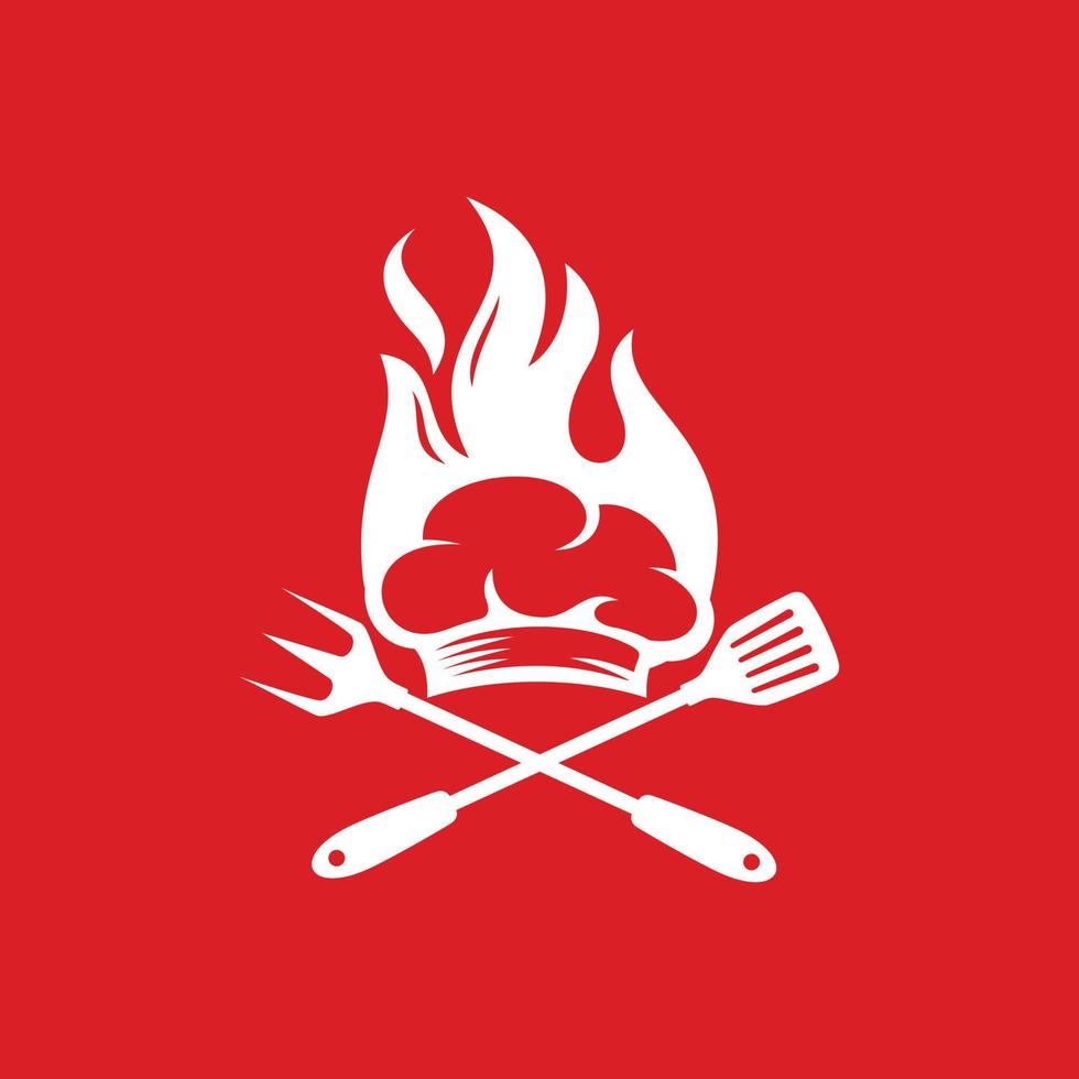 Kitchen Chef Logo Design vector template