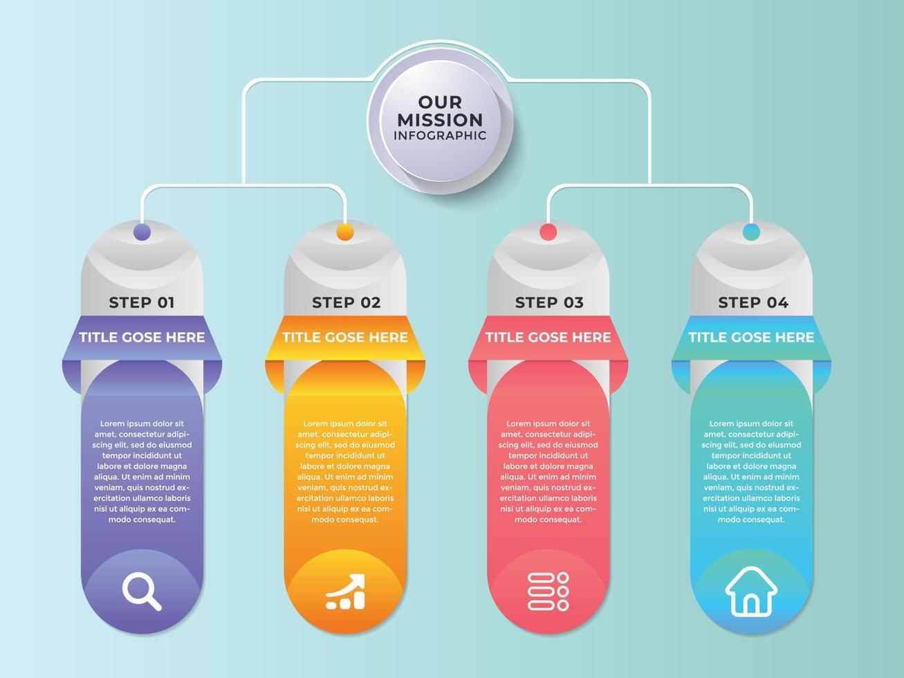 infografía de presentación de negocios plantilla de diseño de vector 3d abstracto.puede usarse para diseño de flujo de trabajo, diagrama, informe anual, diseño web, banner creativo, vector de etiqueta