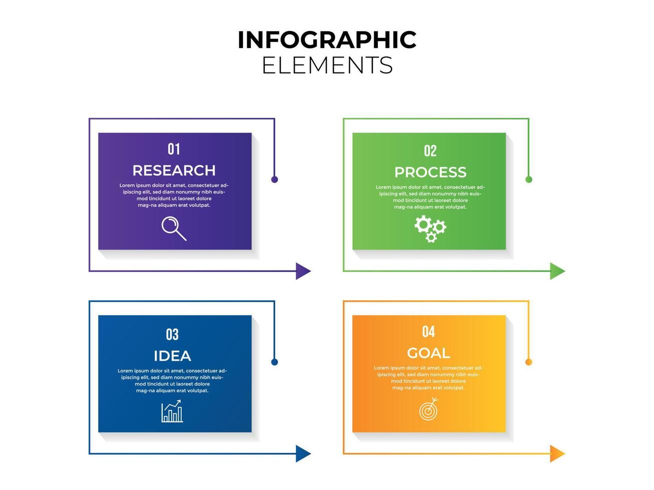 Business Presentation Infographics abstract 3d vector design template.can be used for workflow layout, diagram, annual report, web design, Creative banner, label vector