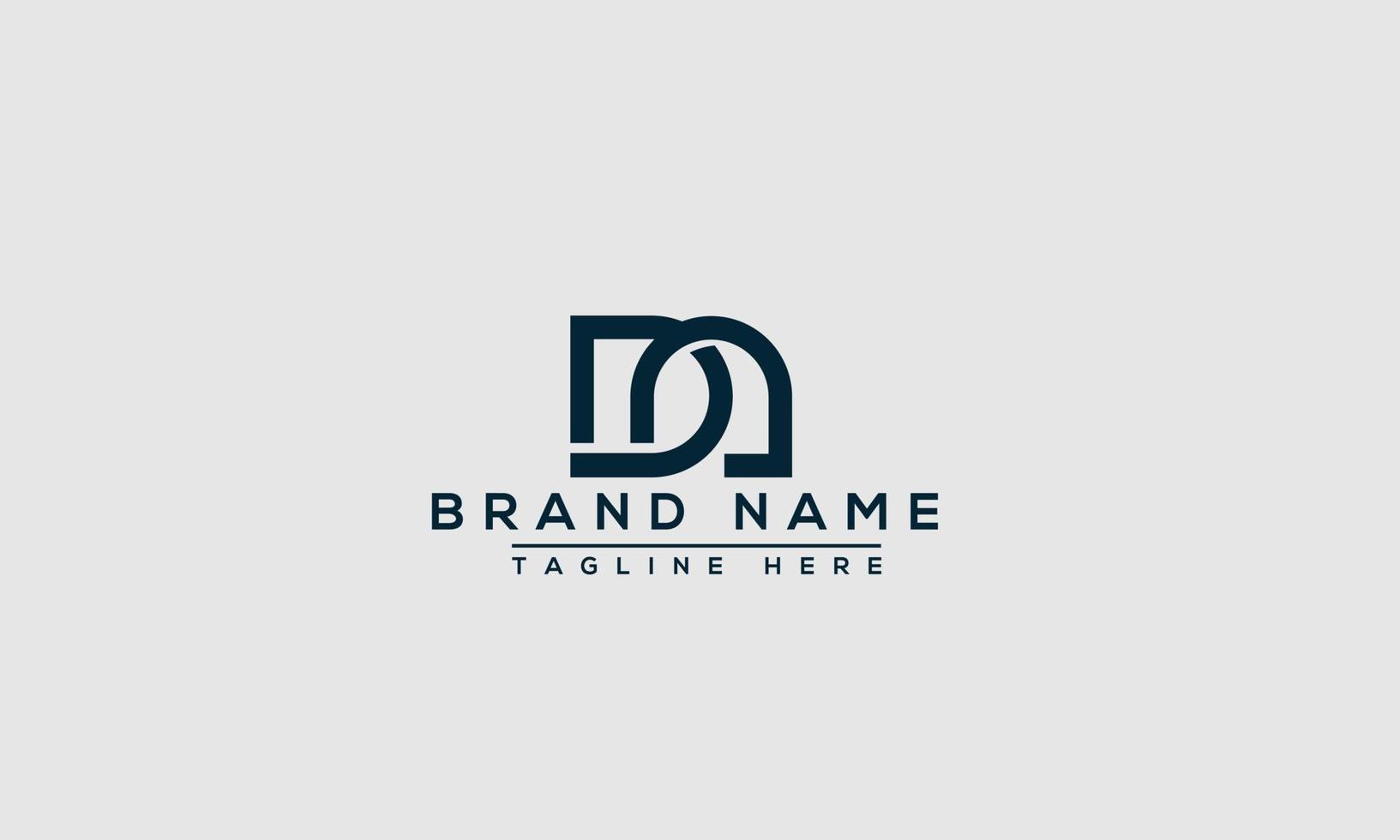 DA Logo Design Template Vector Graphic Branding Element.