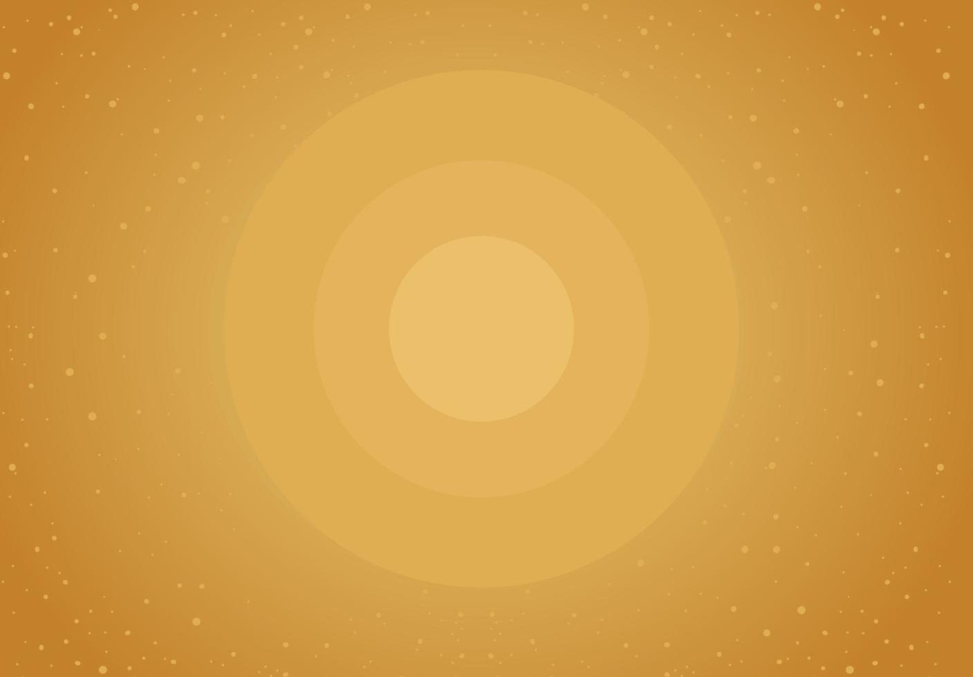 Abstract brown or yellow background with glowing circle in the middle vector