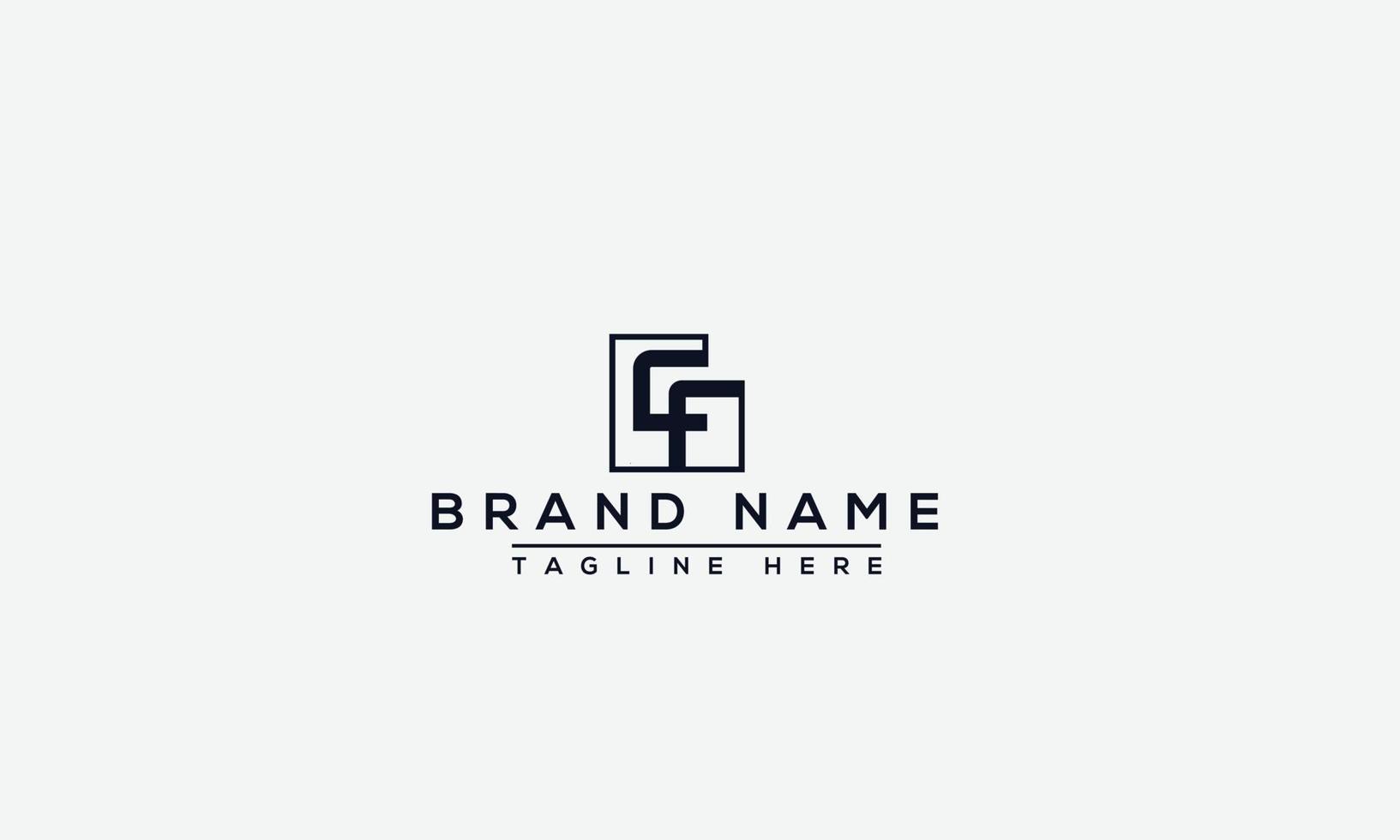 Logo design letter CF . Elegant modern. Vector template.