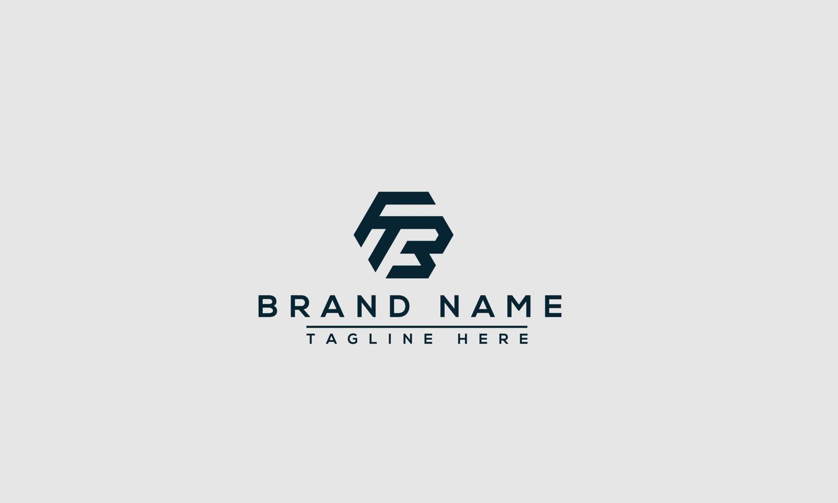 FB Logo Design Template Vector Graphic Branding Element.