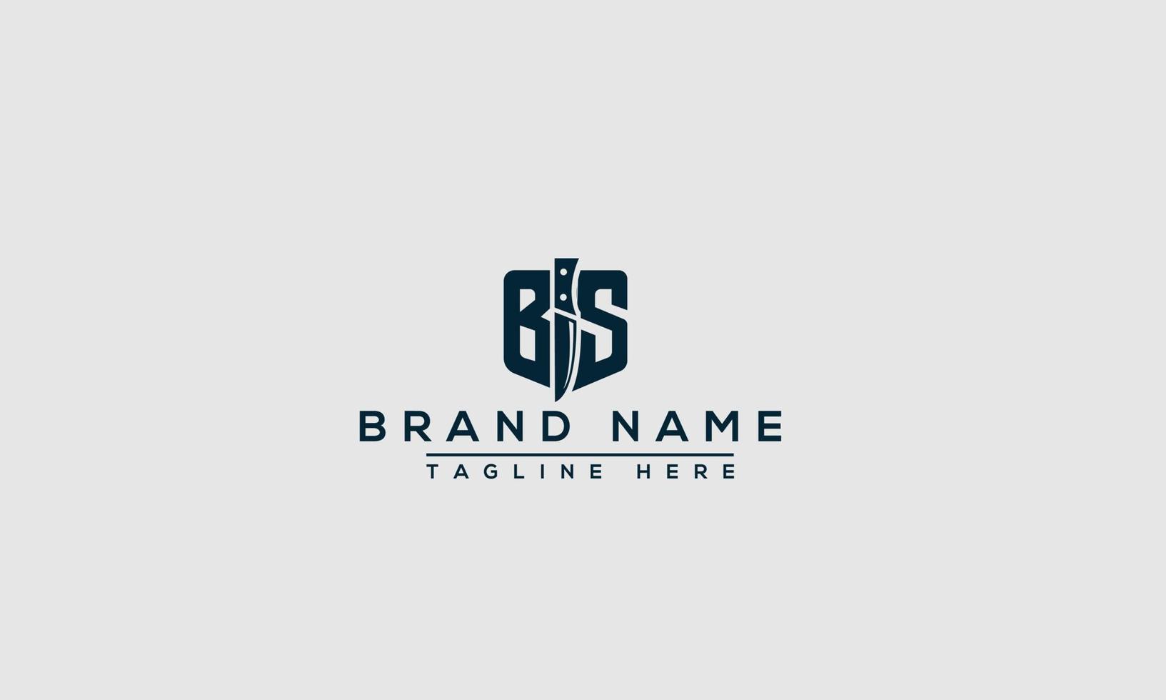 BS Logo Design Template Vector Graphic Branding Element.