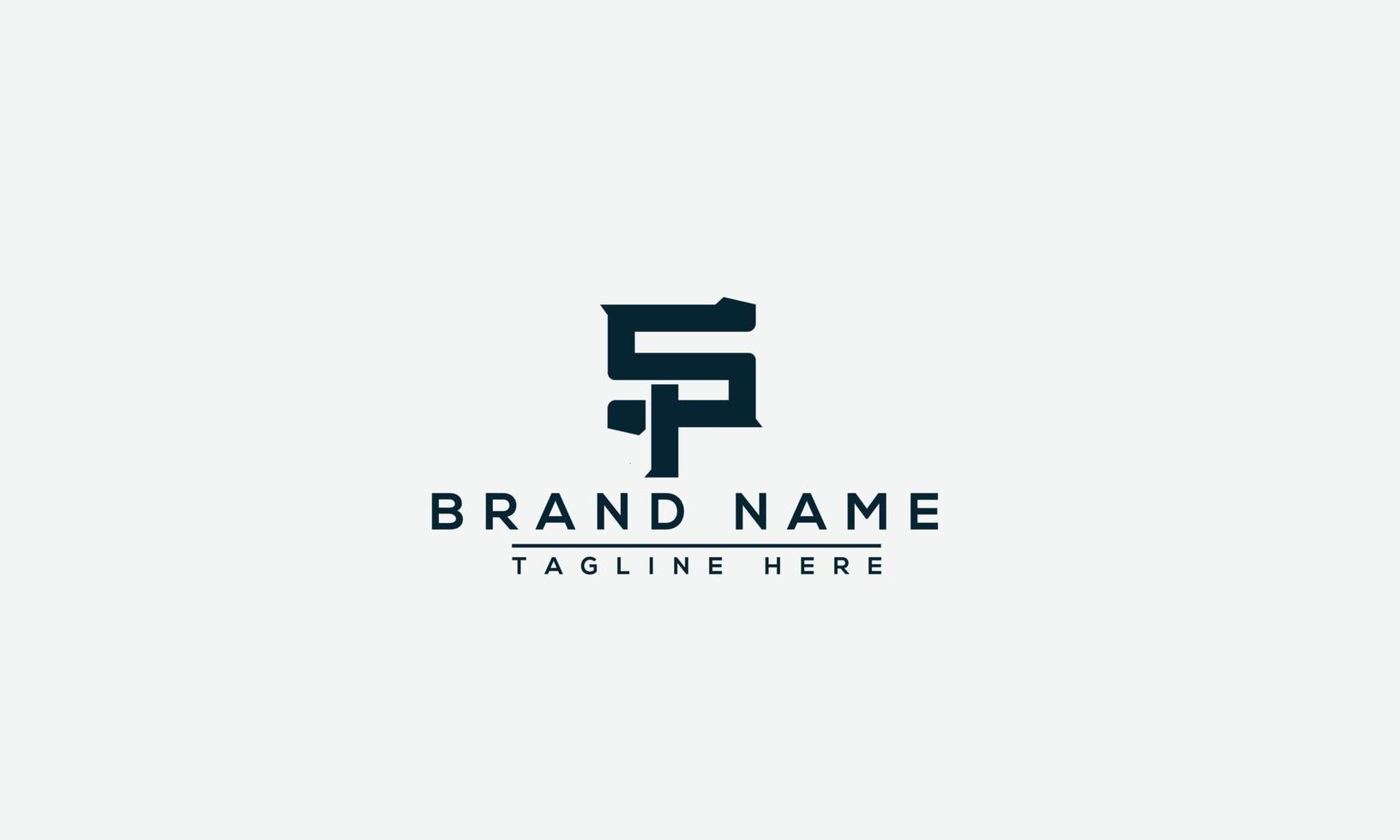 SP Logo Design Template Vector Graphic Branding Element.